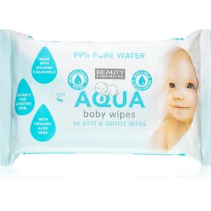 Beauty Formulas Baby Aqua vlhčené ubrousky pro děti 56 ks