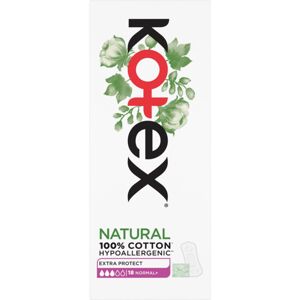 Kotex Natural Normal+ slipové vložky 18 ks