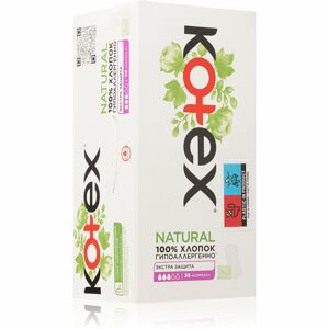 Kotex Natural Normal+ slipové vložky 36 ks