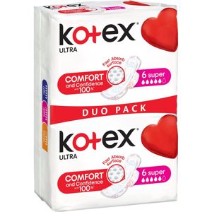 Kotex Ultra Comfort Super vložky 12 ks