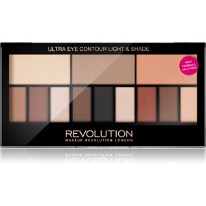 Makeup Revolution Ultra Eye Contour konturovací paletka na oči odstín Light & Shade 14 g