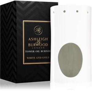 Ashleigh & Burwood London White and Gold keramická aromalampa