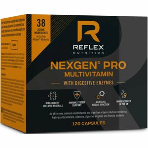 Reflex Nutrition Nexgen® Multivitamin PRO with Digestive Enzymes komplexní multivitamín s trávicími enzymy 120 ks