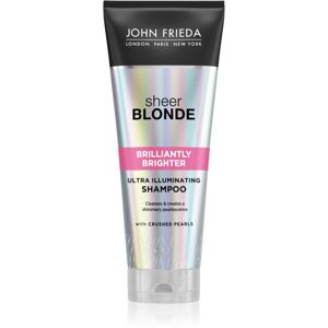 John Frieda Sheer Blonde Brilliantly Brighter šampon pro ochranu barvy blond vlasů s perleťovým leskem 250 ml