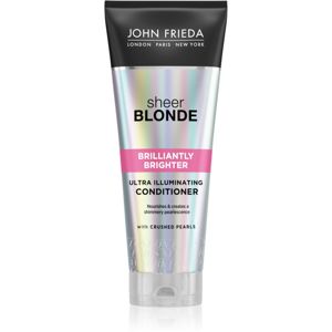 John Frieda Sheer Blonde Brilliantly Brighter kondicionér pro oživení blond barvy vlasů s perleťovým leskem 250 ml