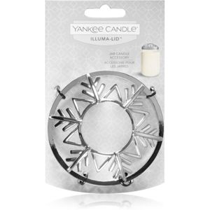 Yankee Candle Twinkling Snowflake ozdobný prstenec na vonnou svíčku Classic velký a střední
