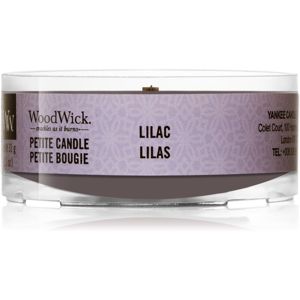 Woodwick Lilac votivní svíčka s dřevěným knotem 31 g