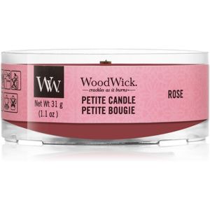 Woodwick Rose votivní svíčka s dřevěným knotem 31 g
