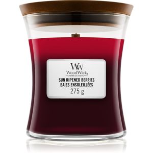 Woodwick Trilogy Sun Ripened Berries vonná svíčka s dřevěným knotem 275 g