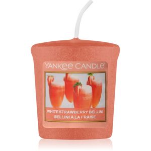 Yankee Candle White Strawberry Bellini votivní svíčka 49 g