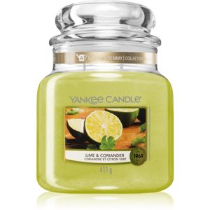 Yankee Candle Lime & Coriander vonná svíčka 411 g