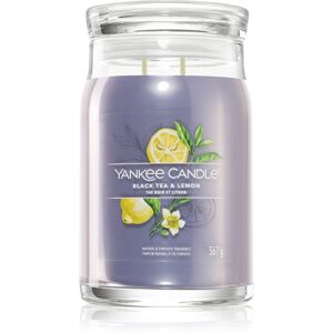 Yankee Candle Black Tea & Lemon vonná svíčka 567 g
