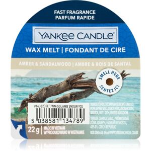Yankee Candle Amber & Sandalwood vosk do aromalampy 22 g