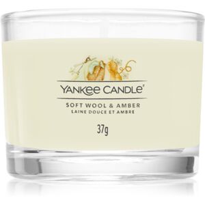 Yankee Candle Soft Wool & Amber votivní svíčka 37 g