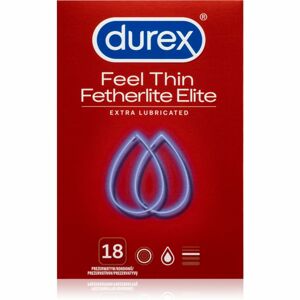 Durex Feel Thin Extra Lubricated kondom 18 ks