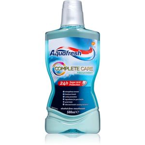 Aquafresh Complete Care Fresh Mint ústní voda bez alkoholu 500 ml