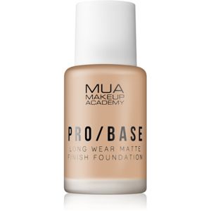 MUA Makeup Academy Pro/Base dlouhotrvající matující make-up odstín #154 30 ml