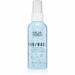 MUA Makeup Academy PRO/BASE Hyaluronic Acid pleťová mlha pro fixaci make-upu s kyselinou hyaluronovou 70 ml