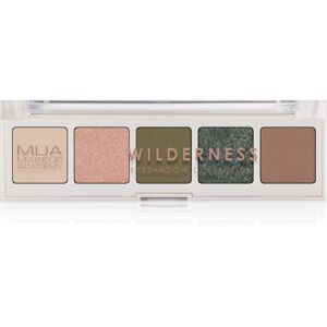 MUA Makeup Academy Professional 5 Shade Palette paletka očních stínů odstín Wilderness 3,8 g
