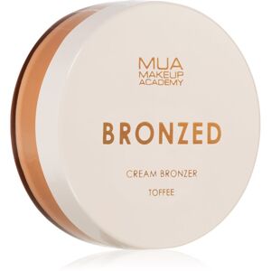 MUA Makeup Academy Bronzed krémový bronzer odstín Toffee 14 g
