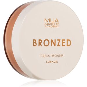 MUA Makeup Academy Bronzed krémový bronzer odstín Caramel 14 g