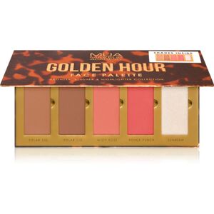 MUA Makeup Academy Golden Hour paleta na kontury obličeje pudrová 15 g