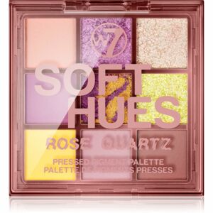 W7 Cosmetics Soft Hues paleta očních stínů odstín Rose Quartz 8 g