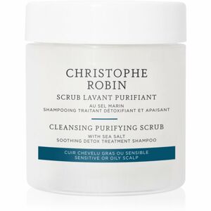 Christophe Robin Cleansing Purifying Scrub with Sea Salt čisticí šampon s peelingovým efektem 75 ml