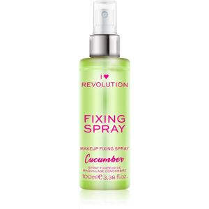 I Heart Revolution Fixing Spray fixační sprej na make-up s vůní Cucumber 100 ml