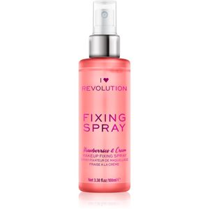 I Heart Revolution Fixing Spray fixační sprej na make-up s vůní Strawberries & Cream 100 ml