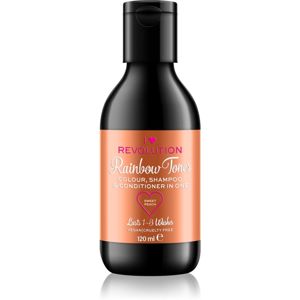 I Heart Revolution Rainbow Shots vymývající šampon na vlasy odstín Sweet Peach 100 ml