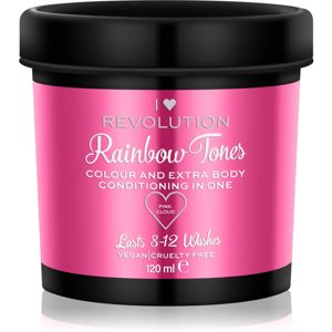 I Heart Revolution Rainbow Tones vymývající se barva na vlasy odstín Pink Cloud 120 ml