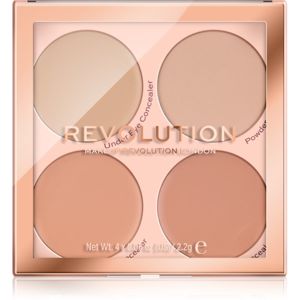 Makeup Revolution Matte Base paleta korektorů odstín C1 – C4 4 x 2,2 g