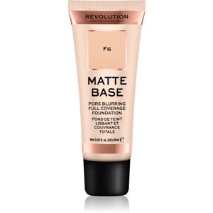 Makeup Revolution Matte Base krycí make-up odstín F6 28 ml