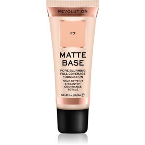 Makeup Revolution Matte Base krycí make-up odstín F7 28 ml
