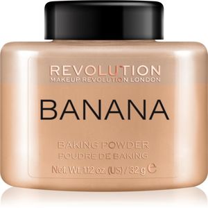 Makeup Revolution Baking Powder sypký pudr odstín Banana 32 g