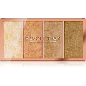 Makeup Revolution Vintage Lace paletka rozjasňovačů 4 x 5 g