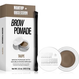 Makeup Obsession Brow Pomade pomáda na obočí odstín Taupe 2,5 g