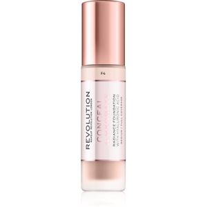 Makeup Revolution Conceal & Hydrate lehký hydratační make-up odstín F4 23 ml