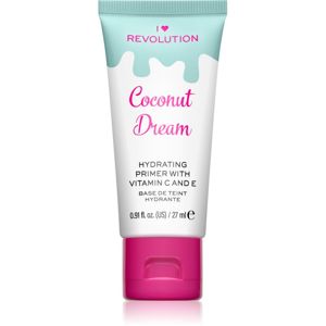 I Heart Revolution Delicious Primer Coconut Dream hydratační podkladová báze pod make-up 27 ml