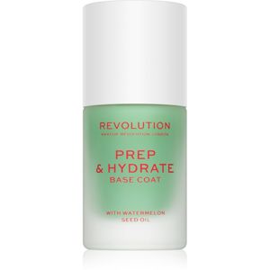 Makeup Revolution Prep & Hydrate vyhlazující podkladový lak na nehty 10 ml