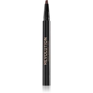 Makeup Revolution Bushy Brow tužka na obočí odstín Dark Brown 0.5 ml