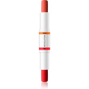 Makeup Revolution IRL Filter korekční tyčinka pro sjednocení barevného tónu pleti odstín Red & Peach 2x4,3 g