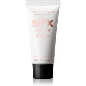 Makeup Revolution SFX White Base barva na obličej a tělo odstín White 25 ml