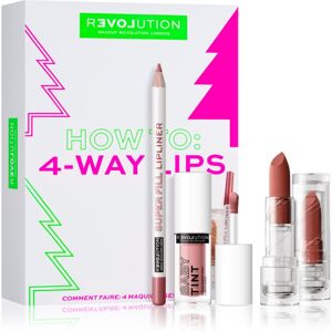 Revolution Relove How To: 4-Way Lips dárková sada (na rty)