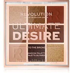 Makeup Revolution Ultimate Desire paletka očních stínů odstín Into The Bronze 8,1 g