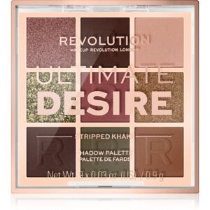 Makeup Revolution Ultimate Desire paletka očních stínů odstín Stripped Khaki 8,1 g