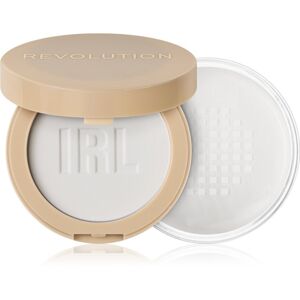 Makeup Revolution IRL Filter matující pudr 2 v 1 odstín Translucent 13 g