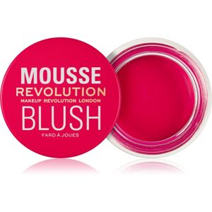 Makeup Revolution Mousse tvářenka odstín Juicy Fuchsia Pink 6 g