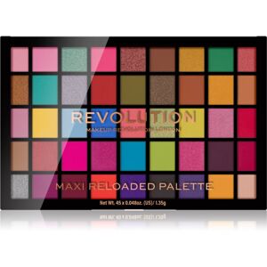 Makeup Revolution Maxi Reloaded Palette paletka pudrových očních stínů odstín Colour Wave 45x1.35 g